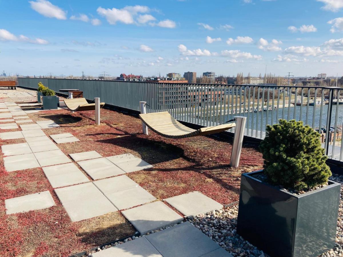 Apartamenty S&S Chlebova Gdansk Z Widokiem Na Rzeke Motlawe, Stare Miasto Buitenkant foto